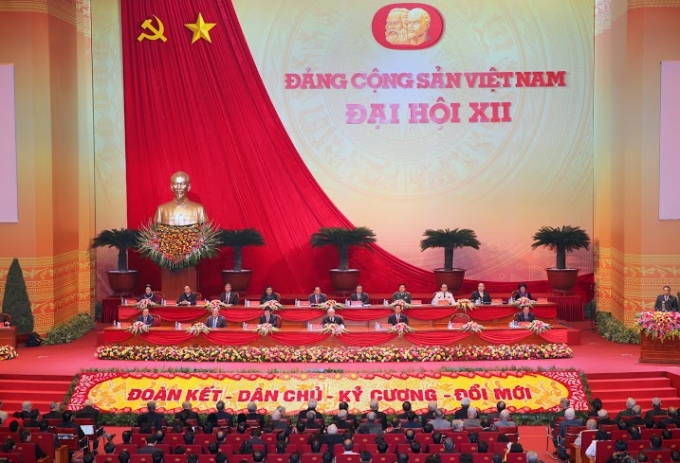 To&agrave;n cảnh&nbsp;Đại hội lần thứ XII Đảng Cộng sản Việt Nam.