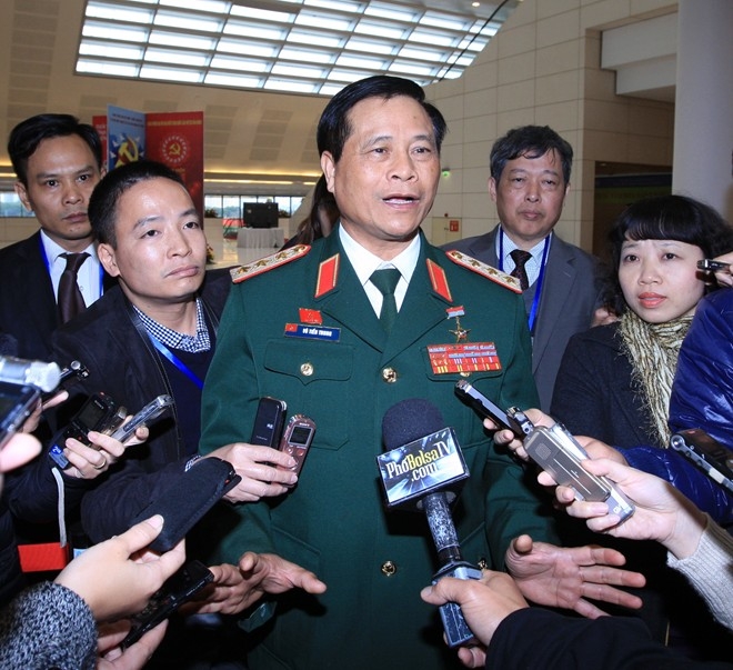 Thượng tướng V&otilde; Tiến Trung, Gi&aacute;m đốc Học viện Quốc ph&ograve;ng.