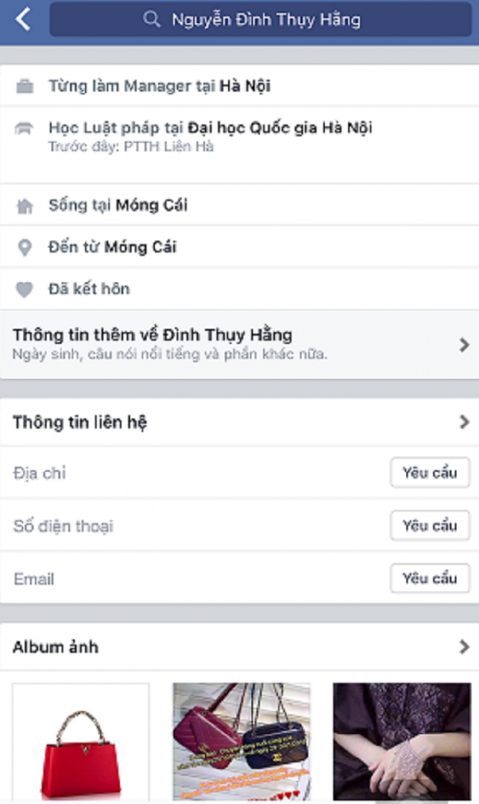 Hotgirl Quảng Ninh bị tố lập facebook, lừa đảo b&aacute;n h&agrave;ng qua mạng