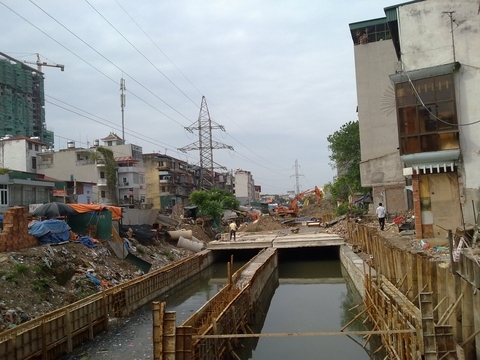 Dự &aacute;n Cống h&oacute;a k&ecirc;nh Lạc Trung sẽ được thực hiện từ 2016 - 2018.