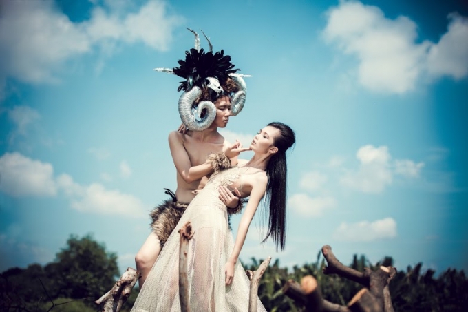 Jack Nguyễn vừa l&agrave; người mẫu, diễn vi&ecirc;n, vừa l&agrave; make up, stylist, custum chủ đạo cho bộ ảnh.