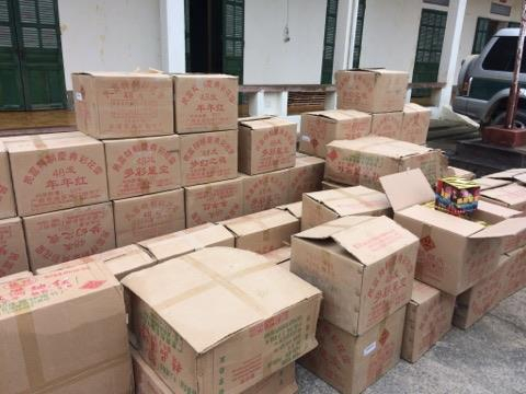 Tang vật thu được. (ảnh: Minh Đức)