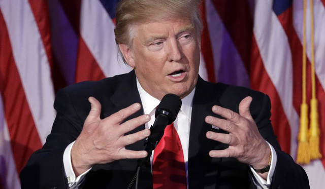 Tổng thống đắc cử của Mỹ Donald Trump (Ảnh: Washington Times)