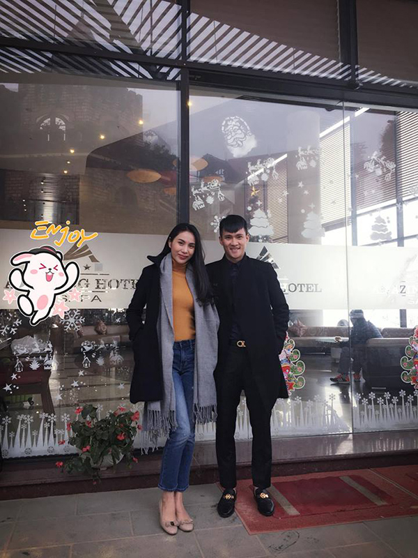 Thủy Ti&ecirc;n - C&ocirc;ng Vinh kỉ niệm 9 năm y&ecirc;u nhau. (Nguồn: Facebook Thủy Ti&ecirc;n).