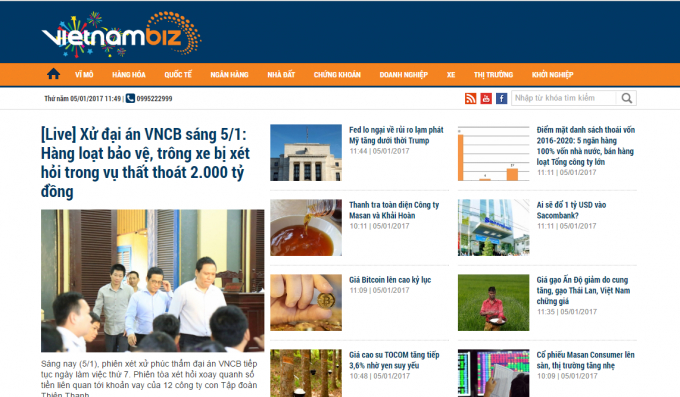 Trang website của&nbsp;VietnewsCorp l&agrave; c&ocirc;ng ty ph&aacute;t triển nội dung v&agrave; c&aacute;c gi&aacute; trị gia tăng tr&ecirc;n nền t&agrave;ng internet.