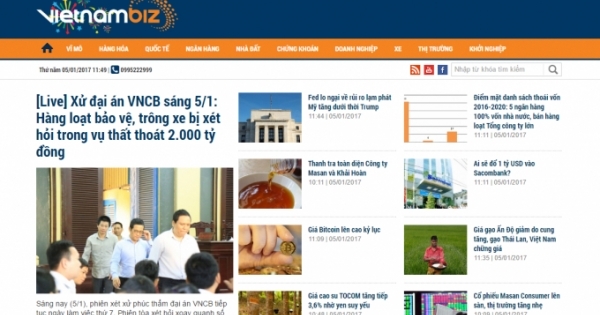 Kênh thông tin kinh tế - Tài chính - Hàng hóa VietnamBiz tuyển gấp 14 nhân sự báo chí kinh tế