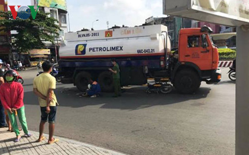 Hiện trường vụ tai nạn.