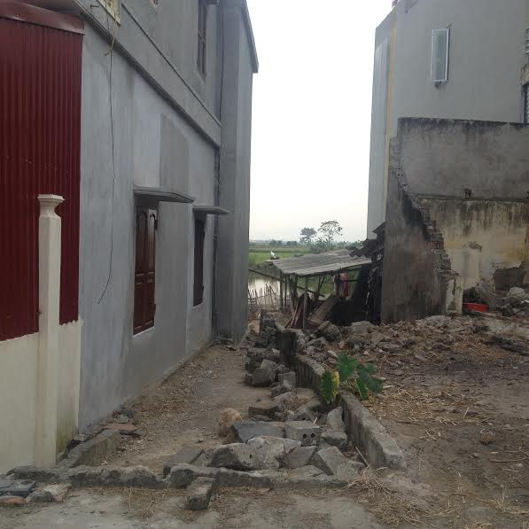 Diện t&iacute;ch đất tranh chấp giữa gia đ&igrave;nh b&agrave; Sắn, &ocirc;ng Đoan.