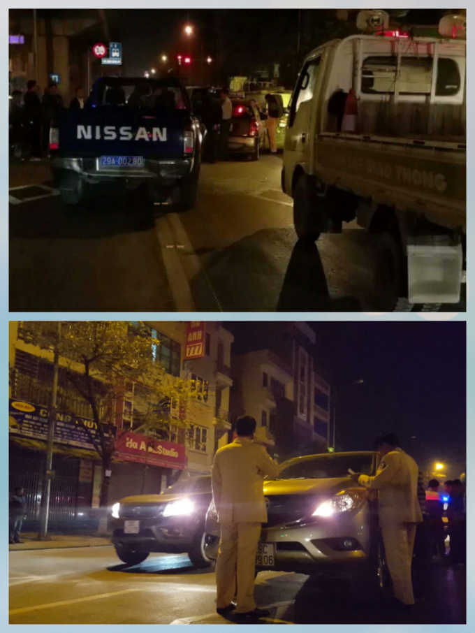 Lực lượng chức năng c&oacute; mặt tại hiện trường ngay sau sự việc xảy ra.