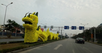 Hải Phòng yêu cầu tháo dỡ rồng vàng trang trí gây tranh cãi