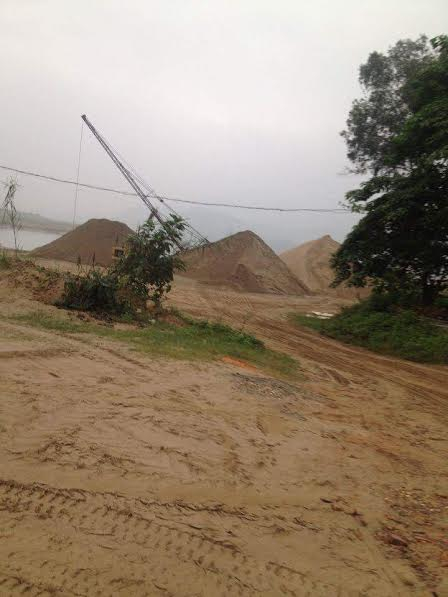 Bến c&aacute;t của Hợp t&aacute;c x&atilde; Lam Sơn Đại Th&agrave;nh.