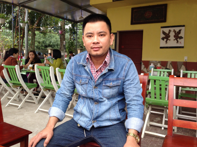 Anh trai nạn nh&acirc;n tr&igrave;nh b&agrave;y với ph&oacute;ng vi&ecirc;n.