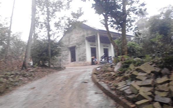 Ng&ocirc;i nh&agrave; nơi xảy ra vụ việc.&nbsp;