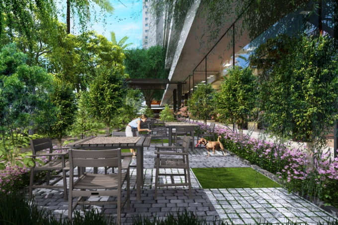 Cho&aacute;ng ngợp trước kh&ocirc;ng gian xanh ng&uacute;t ng&agrave;n ở Ecolife Capitol