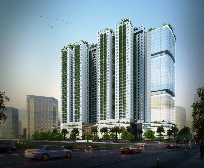 Cho&aacute;ng ngợp trước kh&ocirc;ng gian xanh ng&uacute;t ng&agrave;n ở Ecolife Capitol