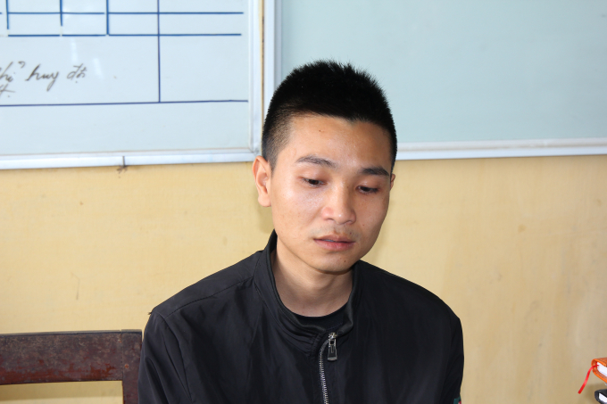 Đối tượng Nguyễn Xu&acirc;n Hưng. (Ảnh: C&ocirc;ng an H&agrave; Nam).
