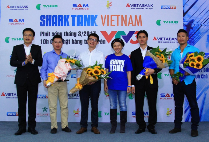 H&igrave;nh ảnh sự kiện &ldquo;Shark Tank 100: Ng&agrave;y truyền cảm hứng&rdquo;.