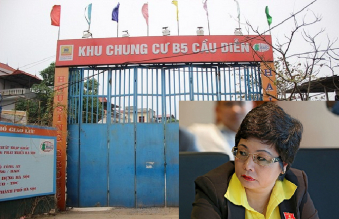 B&agrave; Ch&acirc;u Thị Thu Nga v&agrave; dự &aacute;n khu chung cư B5 Cầu Diễn.