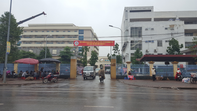 Bệnh viện đa khoa tỉnh Bắc Ninh, nơi nạn nh&acirc;n Choi Suk Won được chuyển đến. Ảnh: Huy Trung