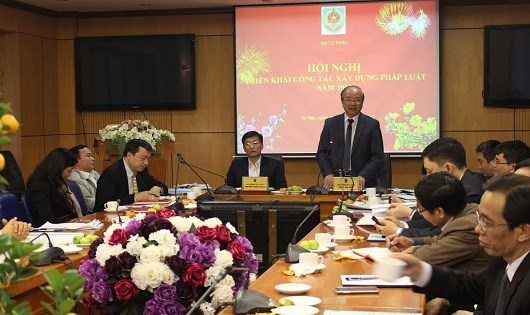 C&aacute;c đơn vị thuộc Bộ Tư ph&aacute;p triển khai c&ocirc;ng t&aacute;c năm 2017
