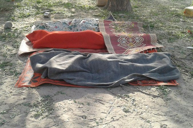 Hiện trường vụ kh&ocirc;ng k&iacute;ch. (Ảnh: MSF)