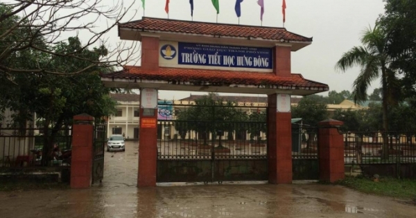 Nghệ An: Một học sinh tiểu học rơi từ tầng 2 xuống đất trong giờ giải lao