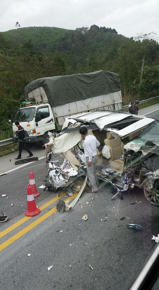 Hiện trường vụ tai nạn chiều 18/1.