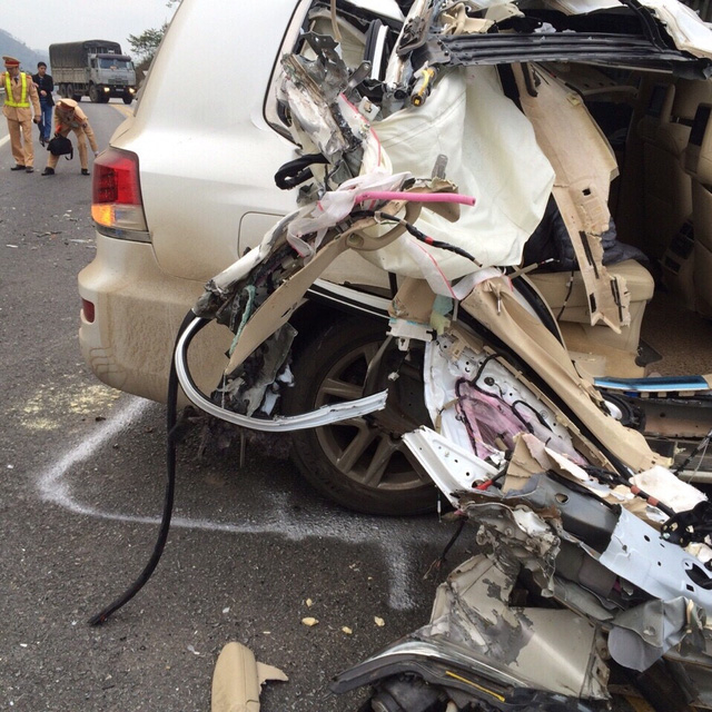 Vụ tai nạn khiến 3 người bị thương.