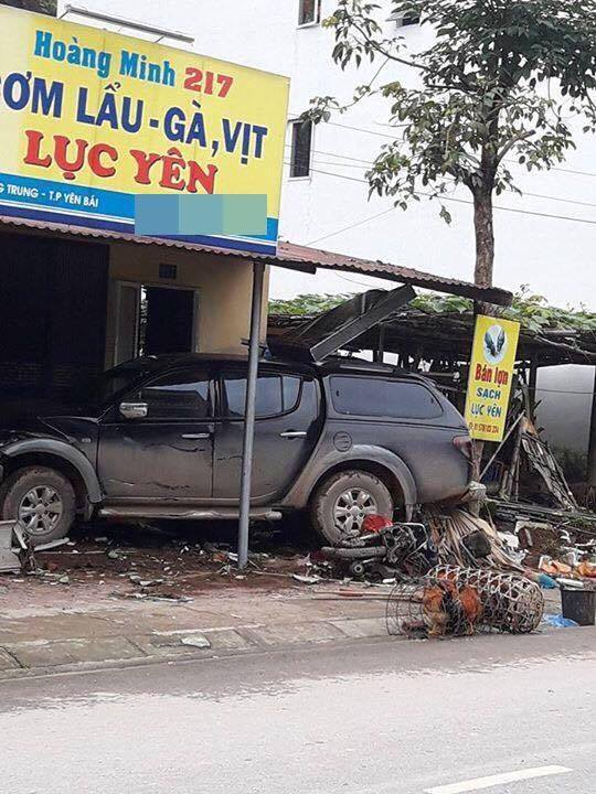 Hiện trường vụ tai nạn.