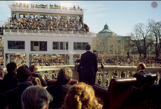 Lễ nhậm chức của Tổng thống&nbsp;Jimmy Carter v&agrave;o năm 1977. (Ảnh: TMZ)