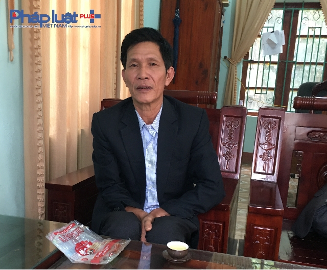 &Ocirc;ng Định Ngọc T&yacute; - Ph&oacute; Chủ tịch x&atilde; Xu&acirc;n Vi&ecirc;n trao đổi với PV s&aacute;ng ng&agrave;y 22/12.