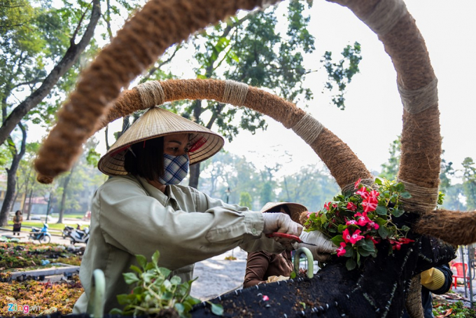 12 con gi&aacute;p n&agrave;y khi ho&agrave;n thiện sẽ được đặt ở c&ocirc;ng vi&ecirc;n Thống Nhất.