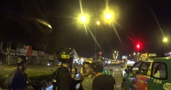 TP HCM: CSGT truy đuổi, khống chế nghi phạm cướp taxi ngày cận Tết