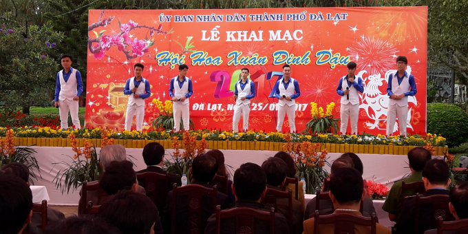 Khai mạc hội Hoa Xu&acirc;n năm 2017 tại Vườn Hoa Đ&agrave; Lạt