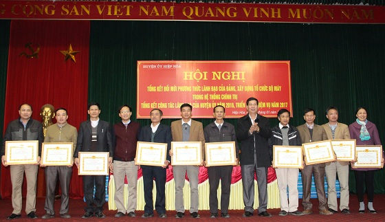 10 th&agrave;nh tựu nổi bật của huyện Hiệp H&ograve;a - Bắc Giang trong năm 2016
