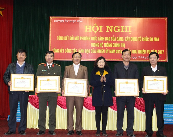 10 th&agrave;nh tựu nổi bật của huyện Hiệp H&ograve;a - Bắc Giang trong năm 2016