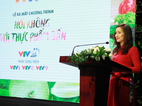 VTV tổ chức lễ ra mắt chương tr&igrave;nh truyền h&igrave;nh &ldquo;N&oacute;i kh&ocirc;ng với thực phẩm bẩn&rdquo;.