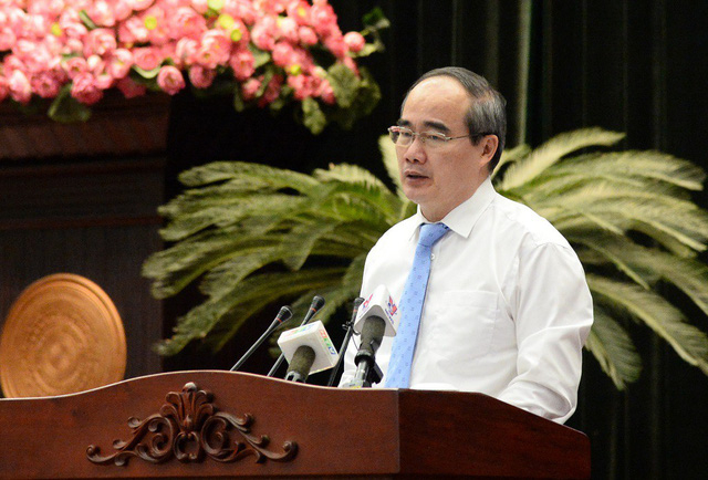 B&iacute; thư Th&agrave;nh ủy TPHCM Nguyễn Thiện Nh&acirc;n cho rằng th&agrave;nh phố rất nỗ lực để ho&agrave;n th&agrave;nh chỉ ti&ecirc;u thu ng&acirc;n s&aacute;ch năm 2017.