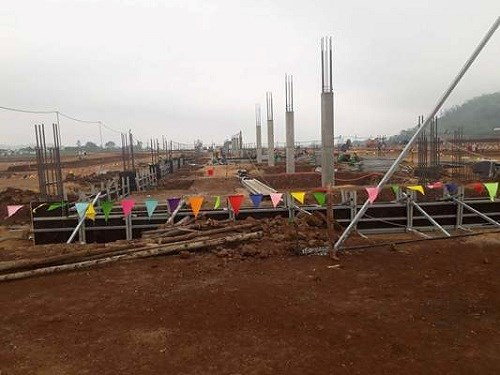 Chưa c&oacute; b&aacute;o c&aacute;o ĐTM, Dự &aacute;n Nh&agrave; m&aacute;y sản xuất nước tinh khiết v&agrave; nước hoa quả N&uacute;i Ti&ecirc;n, huyện Nghĩa Đ&agrave;n vẫn ngang nhi&ecirc;n thi c&ocirc;ng rầm rộ.