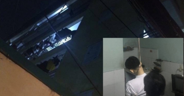 Nữ sinh phát hoảng khi thấy bạn trai chết trong tư thế treo cổ ngay tại phòng trọ của mình