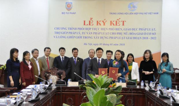 Quang cảnh Lễ k&yacute; kết.