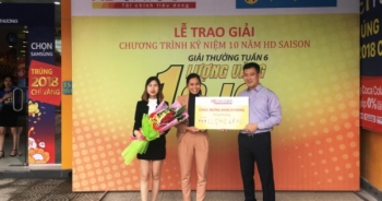 Lộ diện khách hàng thứ 7 trúng vàng từ HD SAISON