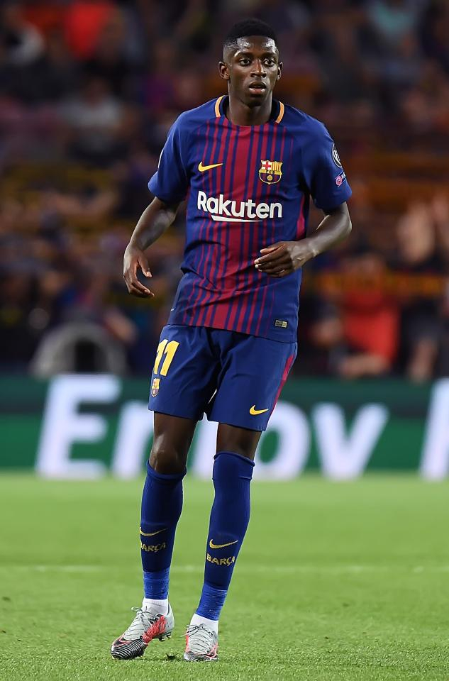 Ousmane Demb&eacute;l&eacute;.&nbsp;(Ảnh: The sun)