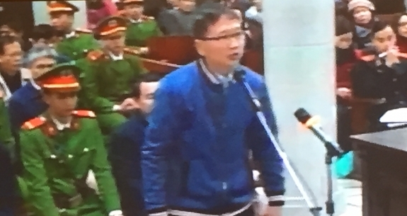 Bị cáo Trịnh Xuân Thanh phủ nhận việc nhận tiền chi tiêu dịp Tết