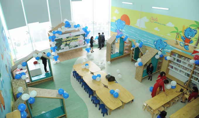 Quang cảnh lớp học Hy Vọng.