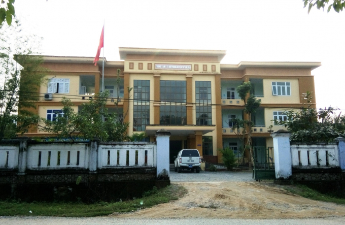 Trung t&acirc;m Y tế huyện Tuy&ecirc;n H&oacute;a nơi &ocirc;ng L&ecirc; Đ&igrave;nh Thi từng l&agrave;m Gi&aacute;m đốc v&agrave; mắc nhiều sai phạm.