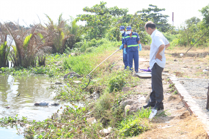 Hiện trường nơi ph&aacute;t hiện thi thể nạn nh&acirc;n.