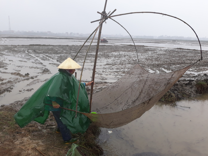 N&ocirc;ng d&acirc;n x&atilde; Lộc Bổn (huyện Ph&uacute; Lộc, tỉnh Thừa Thi&ecirc;n Huế) vất vả ra đồng để kịp vụ m&ugrave;a (Ảnh: Mỹ Ph&uacute;c)