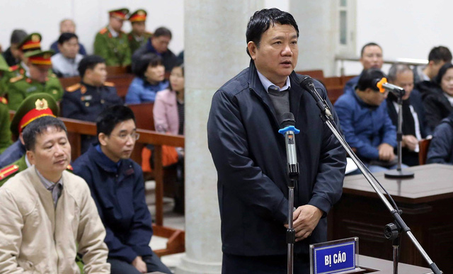 &Ocirc;ng Thiệp cho biết, cả &ocirc;ng Đinh La Thăng v&agrave; Ban l&atilde;nh đạo PVN ban đầu đều kh&ocirc;ng biết việc k&yacute; kết hợp đồng 33 c&ograve;n thiếu căn cứ. Ảnh: TTXVN