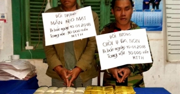 Phá đường dây ma túy xuyên quốc gia thu giữ 30.000 viên ma túy tổng hợp